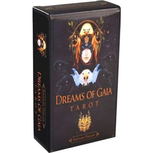 New 81pcs Dreams of Gaia Tarot Cards English Deck Oracle Family Party Board Game
