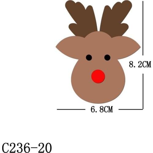 New Christmas deer Wooden die Scrapbooking C236-20 Cutting Dies Multiple sizes