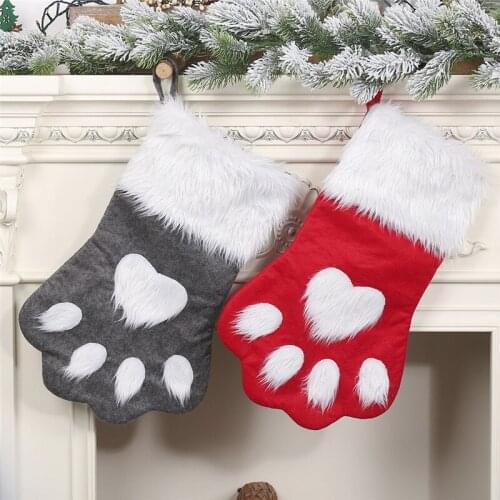 New Year 2021 Gifts Bag Christmas Stocking Noel Christmas Decorations for Home Navidad Socks Xmas Tree Decoration Natal Decor