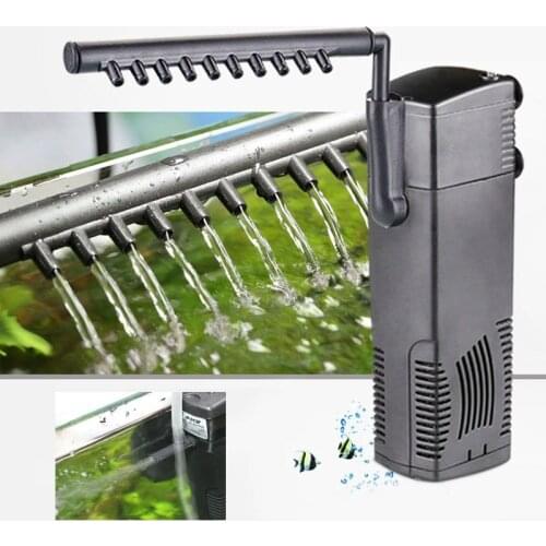Submersible Aquarium Water Filter Pump Fish Tank Internal Filter Pond Oxygen Increasing Pump Tool Aquarium Filter
