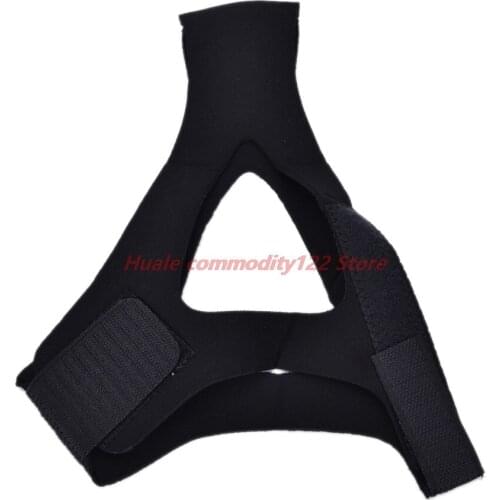 New 1PC Anti Snore Chin Strap Black Color Care Sleep Stop Snoring Belt Chin Jaw Supporter Apnea Belt For Men Women