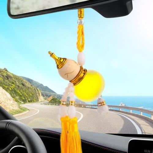 2021 New Style Car Hanging Perfume 7CM Colorful Gourd Pendant Fragrance Air Freshener Perfume Diffuser Car Accessories