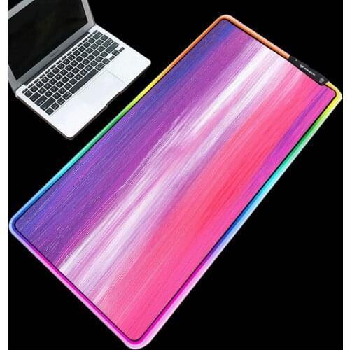 Mairuige Large size RGB painted series table mat USB interface high quality lighting keyboard pad computer essential mouse pad