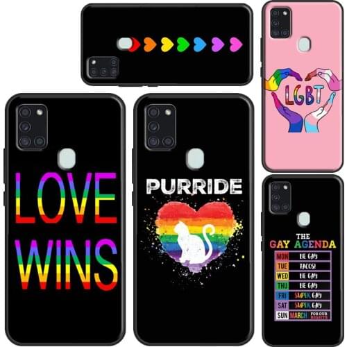 LGBT Gay Pride Lesbian Case For Samsung A21S A20e A11 A31 A51 A71 Cover For Galaxy M31 M21 A10 A30S A40 A50 A70