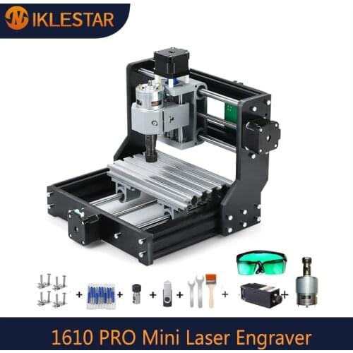 CNC 1610 Pro Mini Laser Engraver 3 Axis DIY Engraving Machine GRBL Controller CNC Router PCB Wood Milling Machine