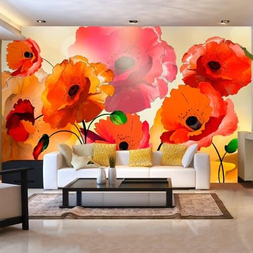 Wall mural-poppies velvet-450x280 cm