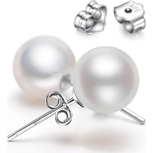 Korean Version of Imitation Pearl Ear Needles Ear Nail Women Fashion Temperament Ear Accessories Pearls Earrings with Pearls