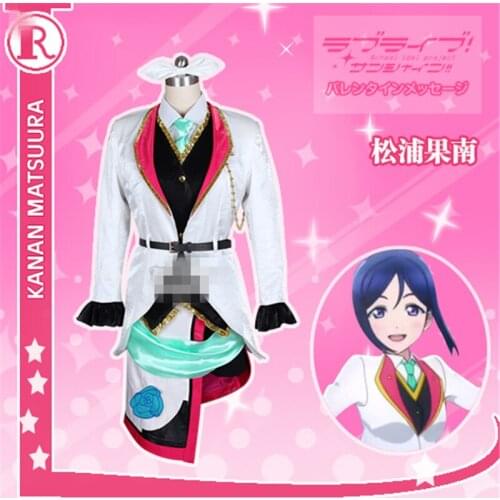 Love Live Sunshine All Member Matsuura Kanan 13th Theatrical Version The Future Tickets Cosplay Costume Stage Uniform Suits