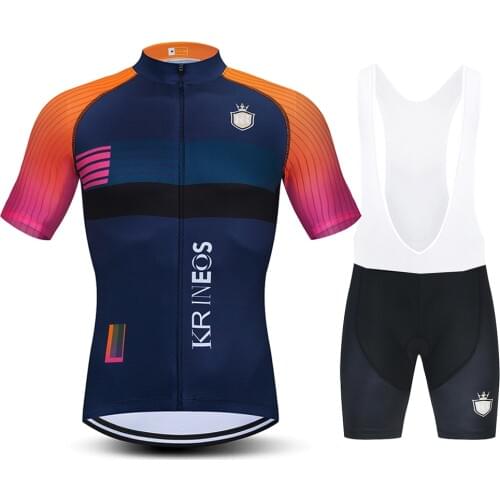 KR INEOS Men Clothing Best Pro Team Aero Rainbow Clothing Short Sleeve Cycling Jersey Cycling Clothing Summer Road Bike Sets