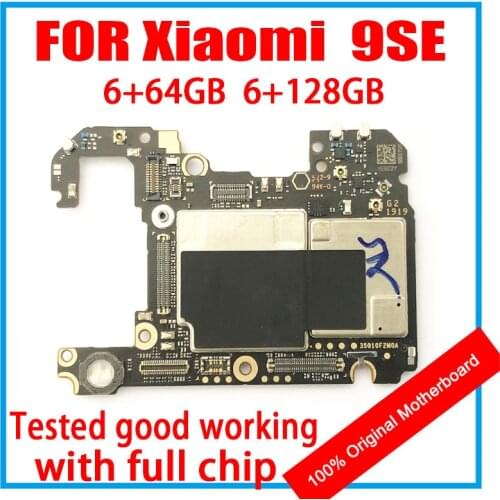 For Xiaomi Mi9 SE Mi 9 SE MI 9SE Motherboard Original Unlocked 64GB 128GB For Xiaomi Mi9 SE Mi 9 SE MI 9SE Logic Board Mainboard