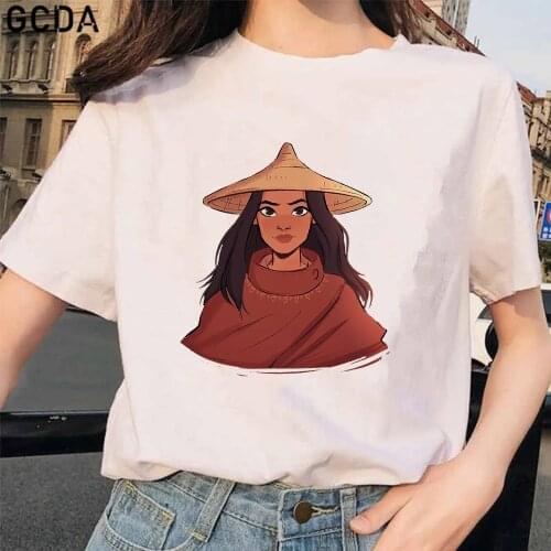 Fashion Women Tshirt Raya and The Last Dragon Print Ladies T Shirt Casual Short Sleeve Tee Tops Summer Girls T-shirts Harajuku