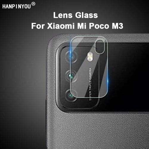 For Xiaomi Mi Poco M3 6.53" Clear Ultra Slim Rear Back Camera Lens Protector Cover Soft Fiber Tempered Glass Protection Film
