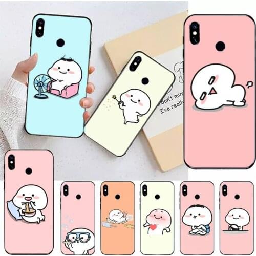 Quby cute cartoon doll Phone Case For Xiaomi Redmi note 7 8 9 t max3 s 10 pro lite coque funda shell cover