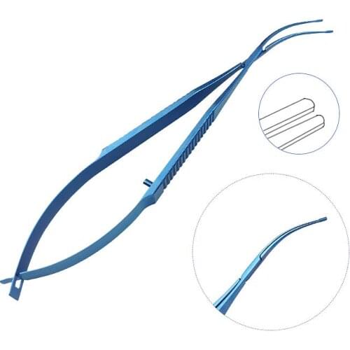 Titanium Shepard Lens Forceps Ophthalmic Tweezer Eye Instrument