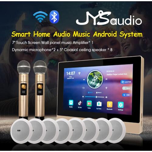 Smart Home Android Bluetooth WiFi Big Power Wall Amplifier Audio PA Ceiling Speaker Wireless Microphone Stereo Karaoke Singing