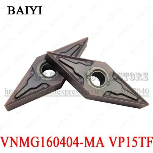 VNMG160404-MA VP15TF VNMG331 carbide inserts Cutting Blades CNC cutter Lathe Carbide Inserts Turning Tools for stainless steel