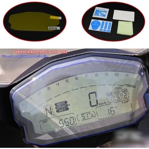 For Ducati Panigale 899 959 1199 1299 Motorcycle Instrument Blu-Ray Scratch Protection Film Dash Board Screen Protector
