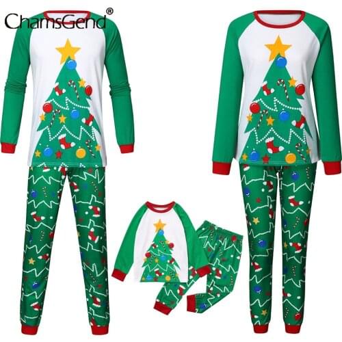2022 Xmas Family Matching Pajamas Set Men Daddy Family Matching Outfits Christmas Family Clothes Pajamas Dropshipping