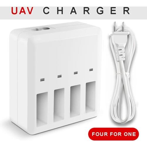 4 in 1 Multi Port Battery Charger Hub Quick Charging for DJI Tello RC Drone Batteries Accessories Portable Battery Charger