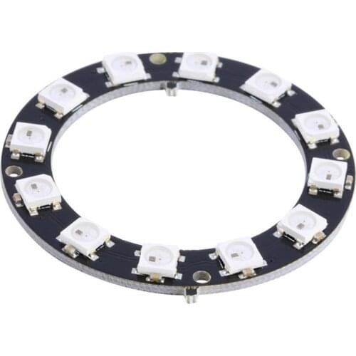 ! 5050 12-Bit RGB LED Ring WS2812 Round Decoration Bulb Perfect For Arduino Promotion