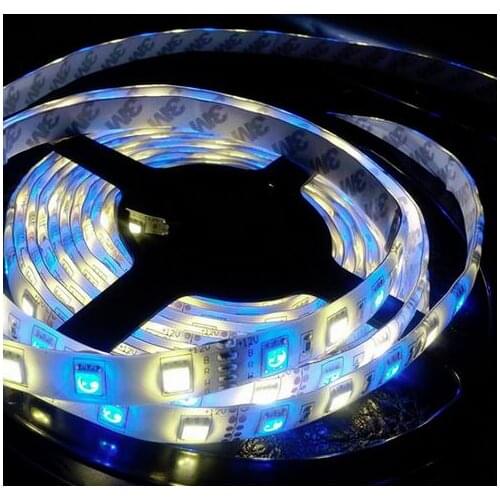 5050 LED Strip light Tape DC 12V RGB RGBW RGBWW Holiday Decoration lamp LED String Ribbon 60LEDs/M, Waterproof