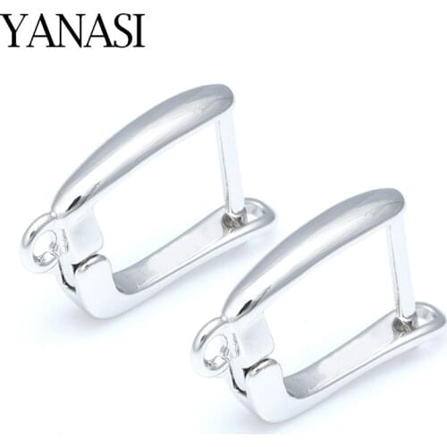 DIY Jewelry Making Hoop Copper Earring Findings Gold Silver Rose Gold Black Accessories for Jewelry Wholesale