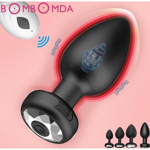 Anal Vibrator for Man Wireless Remote Control Silicone Butt Plug for Gay Plug Sex Toy for Woman Adult Products Prostate Massager