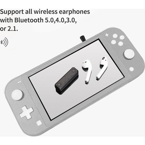 For Nintend Switch Wireless Bluetooth Audio Transmitter For Gulikit NS07 Route Air Pro USB Type-C Supports In-game Voice Chat