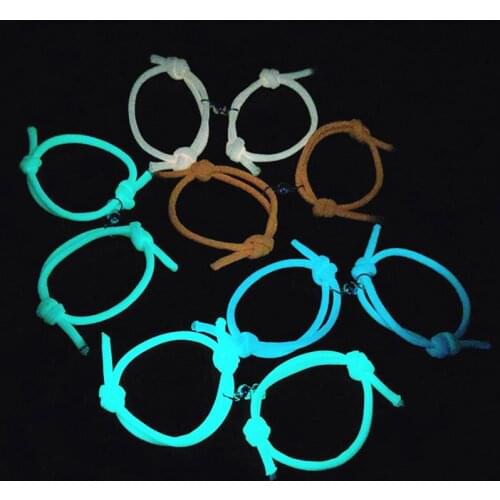 Attract couples bracelets best friend bracelet fluorescent luminous shiny oath bracelet rope weaving magnet attract love jewelry