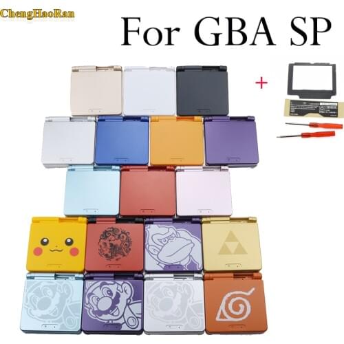 ChengHaoRan 20models available 1set Full Housing Shell Case Cover Replacement for GBA SP Gameboy Advance SP