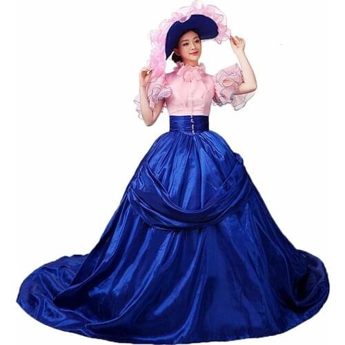 European Court Dress Full Dress Performance Clothing Stage Dress Show Serve Queen Clothing Portrait Clothing Woman