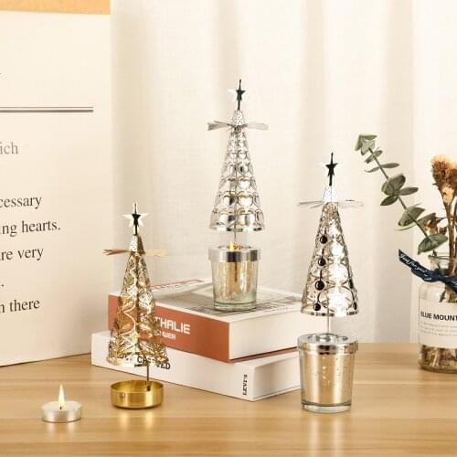 Classic Vintage Candle Holder Wedding Metal Nordic Creative Rotating Candle Holder Romantic Centro De Mesa Home Decor DF50ZT