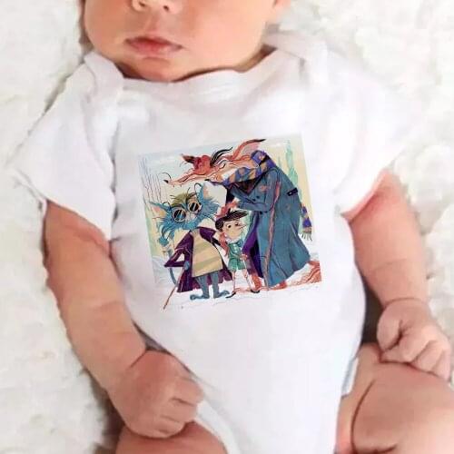 Newborn Clothes Tops Funny Summer Infant Romper Harajuku Unisex Baby Girl Boy Pinocchio Fox Cat Print Toddler Bodysuits