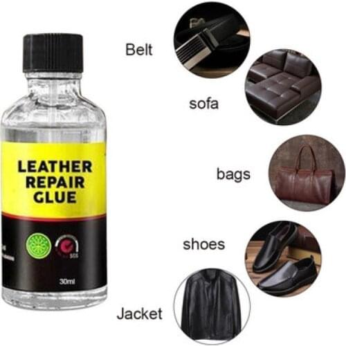 30ml / 50ml auto leather repair solution car seat maintenance leather care glue leather scratch repair