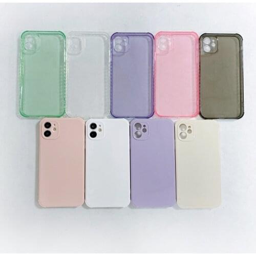 Kawaii Sweet mint green candy colour Japanese Phone Case For iPhone 11 12 Pro Max Xs Max XR Xs 7 8 Plus X 7Plus case Cute Cover