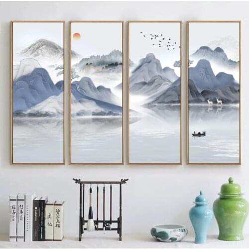Bacal custom Ink painting fog landscape wallpaper for walls 3 d photo mural wallpapers for living room bedroom decor papel mural