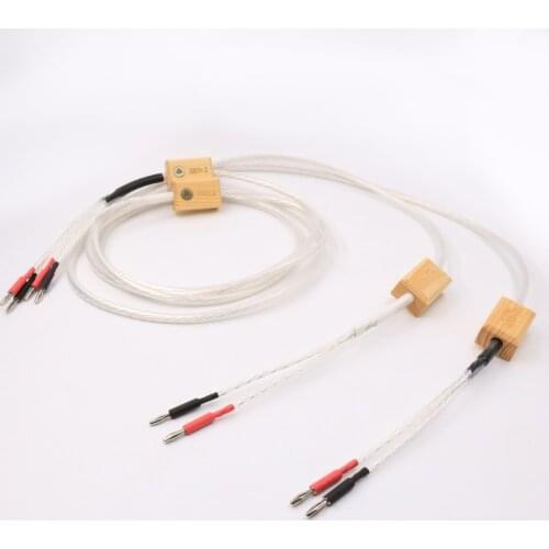 New High Quality Hifi Audio Nordost Odin 2 Silver Speaker Cable Banana Plug speaker wire