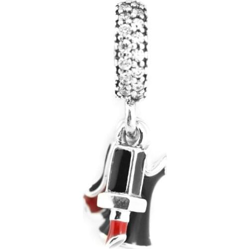 Glamour Trio Dangle Charms For Jewelry Making Fits 925 Silver Original Bracelets For Woman Fashion Jewelry Beads Wholesale