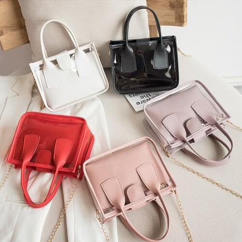 Transparent Jelly bag Casual Crossbody Bags For Women 2020 Luxury Handbag Brand Bolsa Feminina Shoulder Bags Ladies sac a main