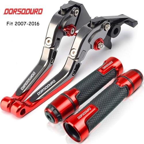 For Aprilia Dorsoduro 750 2007-2016 2015 2014 2013 2012 11 Motorcycle Clutch Brake Lever Adjustable Foldable Levers Handle Grips