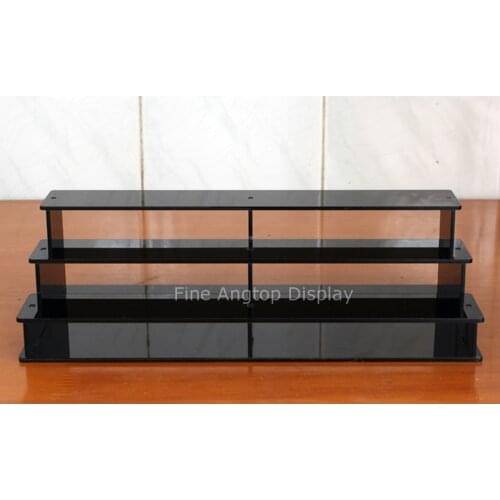 Detachable Black Acrylic Display Stand Set For Mini Figures Children Dolls Jewelry Accessory Holder