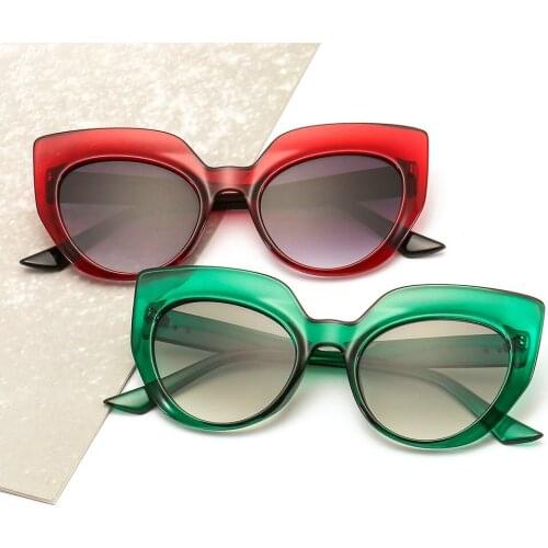 Candy Sunglasses Cat Women 2019 Summer Style Unisex Square Fashion Ultra Light Womens Oval Green Red Sun Glasses UV400 NX