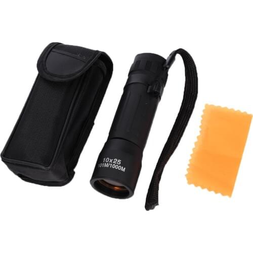 Super High Power 10x25 Portable HD OPTICS BAK4 Night Vision Monocular Telescope Waterproof Mini Travel Hunting Scope Telescope