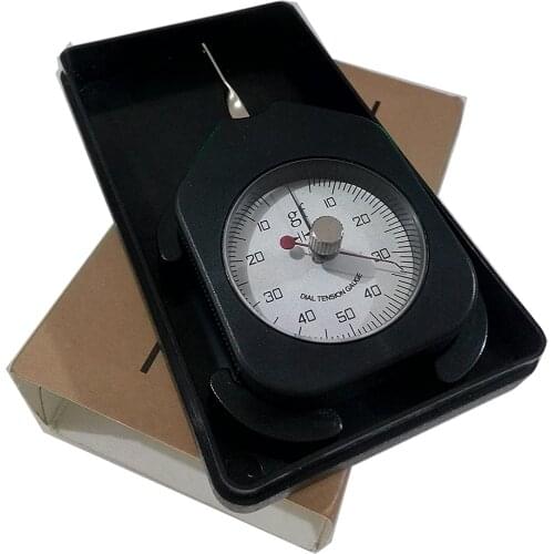 Tensiometer Gram Force Meter Dial Tension meter Gauge with Single Pointer 50G Double needle Gram gauge Black