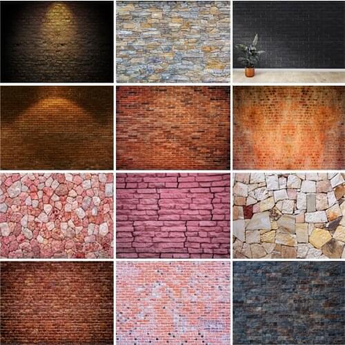 Vintage Brick Wall Backdrop Vinyl Photography Backdrops Photographic Background For Photo Studio Props 210326CAJ-03