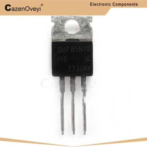 10pcs/lot SUP85N10-10 SUP85N10 85N10 TO-220 In Stock