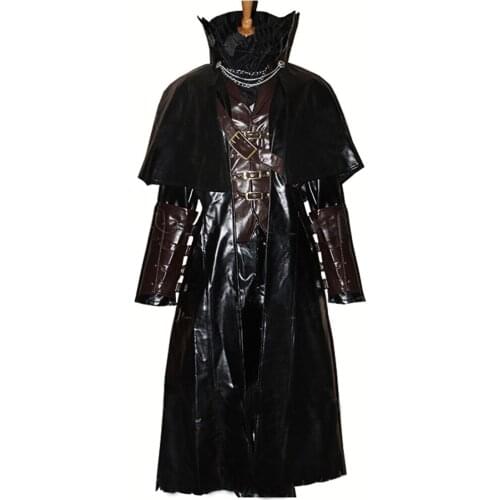 2019 Bloodborne Cloak Coat Vest Shirt Outfit WholeSet For Men Game Halloween Cosplay Costume Custom Made New Arrival