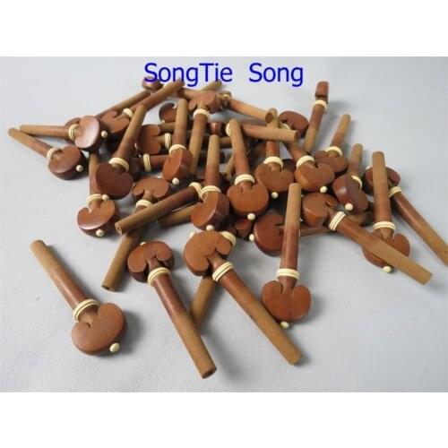 4/4 Violin Fittings 20pcs (5Sets) violin Jujube pegs,Violin part