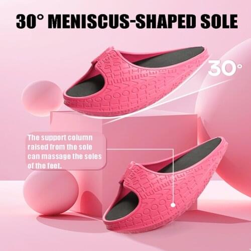 Free Shipping EVA Slimming Shoes Stretch Legs Stovepipe Stretch Shake Slippers Shaping Shoes Women Raise Hips Abdomen Massage