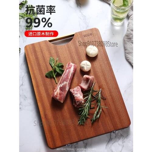 Ebony Whole Wood Cutting Board Household Antibacterial And Mould Proof Solid Wood Cutting Board Kitchen Cutting Board S